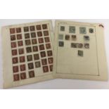A collection of 100 Victorian stamps to include Penny Reds.