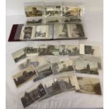 An album containing 120+ vintage postcards of British Churches.