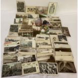 Approx. 150 assorted vintage postcards.