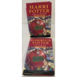 2 hardback copies of "Harri Potter a Maen yr Sthronydd" by J.K.Rowling.