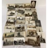 Approx. 125 assorted vintage postcards of Norfolk Churches.