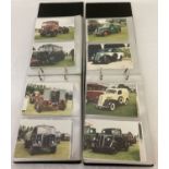 2 albums containing a quantity of coloured photographs of commercial vehicles.