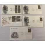 5 American crime related first day covers all dating from 1984.