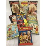 10 vintage children's annuals dating from the late 1950's to early 1970's.