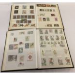 A Lighthouse stamp stock book containing world stamps; mainly flora and fauna.