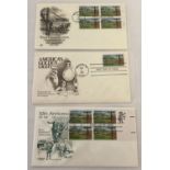 3 American first day covers relating to electricity from the 1980's.