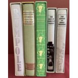 5 Folio Society fiction books.