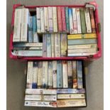 2 boxes of modern fiction novels to include hard back issues, some in as new condition.