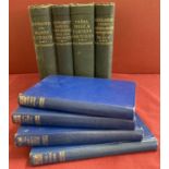 4 volumes from the works of W.M. Thackeray together with 4 1960's Rudyard Kipling novels.
