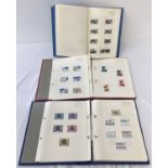 3 Consul stamp albums containing British stamps, to include George V and George VI.