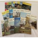 18 vintage copies of "East Anglian Magazine". January, March and August from 1968.