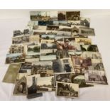 Approx. 100 assorted vintage Norfolk postcards.