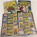 3 x late 1990's/ early 2000's football related Merlin sticker albums.