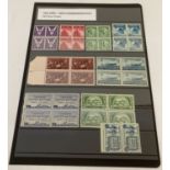 34 mint 1940's- 1950's Commemorative stamps from the USA.