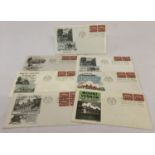 7 varying design "Mount Vernon" first day covers, from the USA, dating from the 1950's.