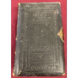 An 1808 leather bound King James Bible by Dawson, Bensley and Cooke.