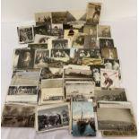 Approx. 150 assorted vintage postcards.