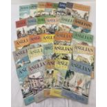 A collection of 29 vintage copies of "East Anglian Magazine".