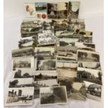 Approx. 100 assorted vintage Suffolk Postcards.
