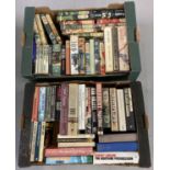 2 boxes of vintage fiction crime and thriller novels to include a series of CBC Books.