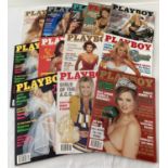 12 issues of Playboy; Entertainment for Men magazine, dating from 1987-2002.