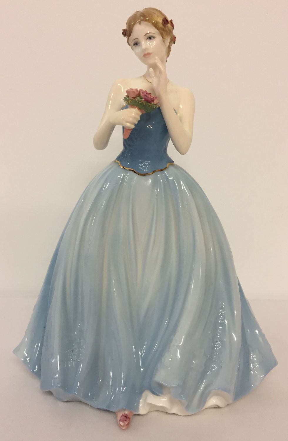 A Limited Edition Coalport ceramic figurine entitled "Dearest Rose", from Compton & Woodhouse.