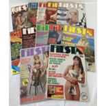 12 vintage 1980's issues of Fiesta, adult erotic magazine.