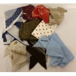 10 vintage ladies neck scarves to include: Mary Quant, Fiorini, Jacqmar & St. Ramonse.