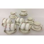 A small collection of Paragon/Royal albert "Belinda" pattern tea ware.