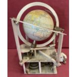 A vintage mechanical scientific globe a/f.