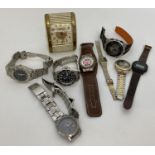 A collection of assorted vintage wristwatches to include Ben Sherman.
