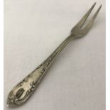 A German WWII style Waffen SS 2 pronged pickle fork.