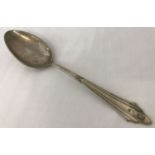 A WWII style Waffen SS dessert spoon. Marked to reverse "WNF 90".