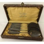 A boxed set of 6 German WWII style teaspoons.