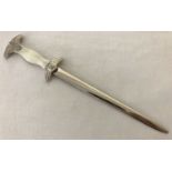 A WWII style German dagger shaped letter opener.