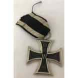 A Imperial German WWI Iron cross medal 2nd class.