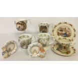 A collection of vintage Nursery ceramics.