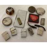 A collection of vintage smoking related items.