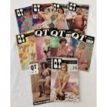 10 pocket sized vintage 1960's QT; The best of Beauty, adult erotic magazine.
