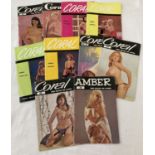 10 pocket sized vintage 1960's "Coral", Fontessa Publications, adult erotic magazines.