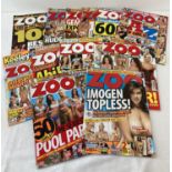 12 copies of Zoo magazine dating from 2005-2008.