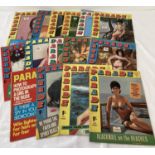 14 vintage 1960's copies of Parade, adult erotic magazine together with an issue from 1974.