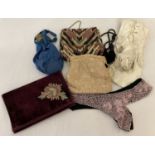 A small collection of vintage evening bags.