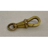 A vintage 9ct gold albert clasp. Marked 9ct.