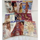 Year set 1995 - 12 issues of Playboy: Entertainment for Men, adult erotic magazine.