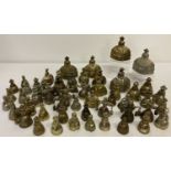 A collection of assorted metal ware vintage bells, to include brass.