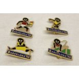 A set of 4 Barcelona 1992 Olympics Robertson's Golly badges.