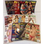 Year set 2008 - 12 issues of Playboy: Entertainment for Men, adult erotic magazine.