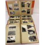4 vintage photograph albums containing a quantity of Chinese photographs.