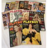 12 assorted adult erotic magazines.